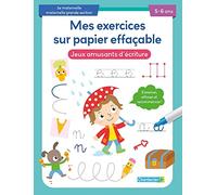 Mes exercices sur papier effaçable - Jeux amusants d'écriture (5-6 a.)