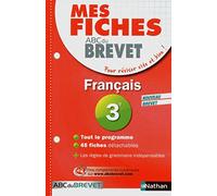 Mes Fiches ABC du BREVET Français 3e