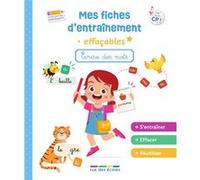 Mes fiches d’entraînement effaçables - Écrire des mots: GS-CP