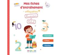 Mes fiches d’entraînement effaçables - Numération et Calcul - GS-CP: S'entraîner, effacer, recommencer !
