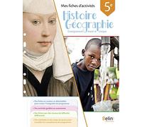 Mes fiches d'activités Histoire Géographie EMC 5e