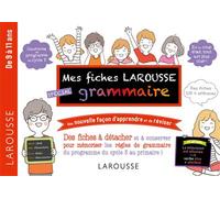 Larousse – Mes fiches Larousse spécial grammaire – De 7 à 11 ans