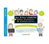 Mes Fiches Larousse, Spécial Tables D'addition, De Multiplication - De 7 À 11 Ans