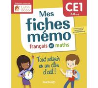 Mes fiches mémo Français et Maths CE1: Une collection conçue par Lutin Bazar - Tout retenir en un clin d'oeil