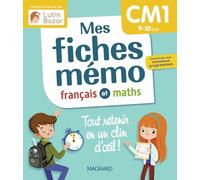 Mes fiches mémo Français et Maths CM1: Une collection conçue par Lutin Bazar - Tout retenir en un clin d'oeil