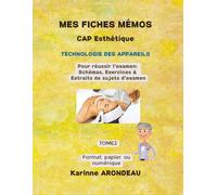 Mes Fiches Mémos CAP Esthétique: Technologie des Appareils: Pour réussir l'examen: Exercices, schémas & Extraits de sujets d'examen