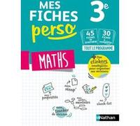 Nathan – Maths 3e – Mes fiches perso Brevet – Révisions Brevet 2026