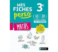 Nathan – Maths 3e – Mes fiches perso Brevet – Révisions Brevet 2026