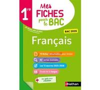 Mes Fiches pour le BAC 1re Français Delphine Fradet (Auteur)