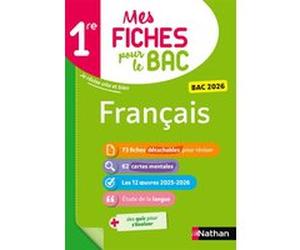 Mes Fiches pour le BAC 1re Français Delphine Fradet (Auteur)