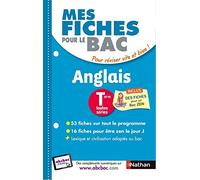 Mes fiches pour le BAC Anglais Term toutes séries