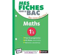 Mes fiches pour le BAC Maths 1ere S - Ancien programme