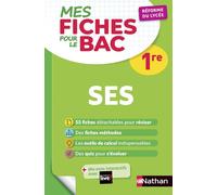 Nathan – SES (Sciences économiques et sociales) Première – Mes fiches pour le BAC 1re – BAC 2026