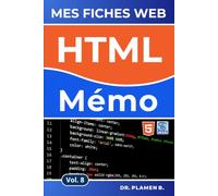 Mes Fiches Web - HTML Mémo: L'essentiel du HTML réuni dans un pense-bête pratique