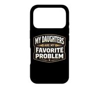 Mes Filles sont Mon problème préféré Un Papa drôle pour la fête des pères Coque pour iPhone 17 Pro
