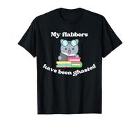 Mes Flabbers Ont été effrayés par Un Chat surpris avec des Livres T-Shirt