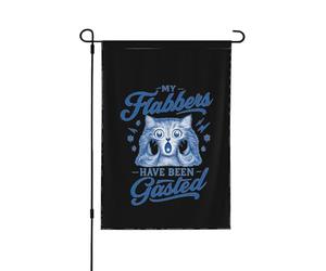 Mes Flabbers ont été gaspillés - Petits drapeaux de jardin 12x18 - Drapeaux de jardin saisonniers double face pour l'extérieur