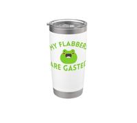 Mes flabbers sont des grenouilles surprises vertes et goûtées Gobelet isotherme en acier inoxydable double paroi