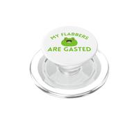 Mes flabbers sont des Grenouilles Surprises Vertes et goûtées PopSockets PopGrip pour MagSafe