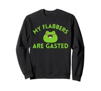 Mes flabbers sont des Grenouilles Surprises Vertes et goûtées Sweatshirt
