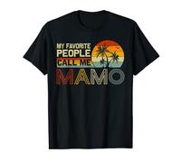 Mes gens préférés m'appellent Mamo Vintage Retro Funny Mamo T-Shirt