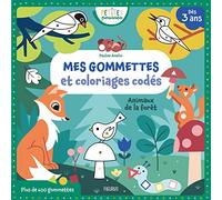 Mes Gommettes Et Coloriages Codés Animaux De La Forêt - Avec Plus De 600 Gommettes