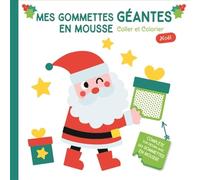 Mes gommettes géantes en mousse Père Noël clin d'oeil (couverture verte) gommettes mousse - Collectif - Tam-Tam - broché - Document jeunesse