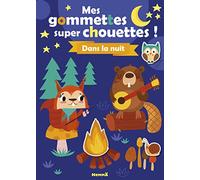 Mes gommettes super chouettes ! - Dans la nuit - Livre de décors à compléter avec des gommettes - Dès 3 ans