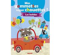Mes gommettes super chouettes ! - Les bolides - Livre de décors à compléter avec des gommettes - Dès 3 ans