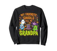 Mes goules préférées m'appellent Grand-père, Petits Enfants Amusants pour Halloween Sweatshirt