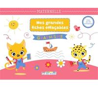 Mes grandes fiches d’entraînement effaçables - Graphisme - Maternelle: S'entraîner, effacer, recommencer !