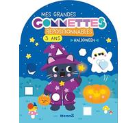 Mes grandes gommettes - Halloween - livre de gommettes repositionnables - 3 ans - livre activités - gommettes