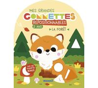 Mes grandes gommettes - La forêt - livre de gommettes repositionnables - 2 ans - livre activités - gommettes