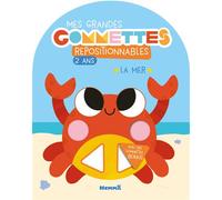 Mes grandes gommettes repositionnables - 2 ans - La mer - Vanessa Vautier - Hemma - broché - Jeux livres objets