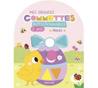 Mes grandes gommettes repositionnables - 2 ans - Pâques - Vanessa Vautier - Hemma - broché - Livre-jeu