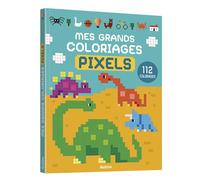Mes grands coloriages - Pixels 2 - Pablo Rueda Diaz Urmeneta - Auzou Philippe Eds - broché - Document jeunesse