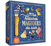 Auzou – Mes histoires magiques du soir – 3 contes, 24 images à projeter – Lampe offerte