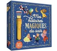 Auzou – Mes histoires magiques du soir – 3 contes, 24 images à projeter – Lampe offerte
