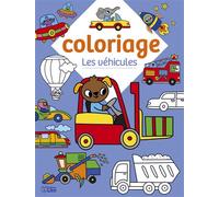 Mes images en colo vehicules - Amandine Notaert - Lito - broché - Document jeunesse