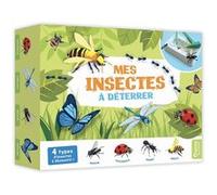 Auzou – Coffret Mes insectes à déterrer – Livret, marteau, burin, pinceau, bloc de plâtre