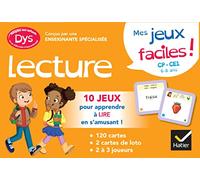 Evelyne Barge – Mes jeux de lecture facile ! (dys CP-CE1) – 122 cartes – Hatier