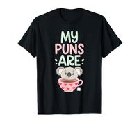 Mes Jeux de Mots sont du thé Koala drôle de Jeu de Mots T-Shirt