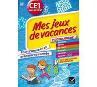 Mes jeux de vacances du CE1 vers le CE2: Pour s'amuser et préparer sa rentrée - Cahier de vacances