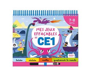Mes jeux effacables de ce1 - Caroline Ayrault - Auzou Philippe Eds - broché - Scolaire / Universitaire