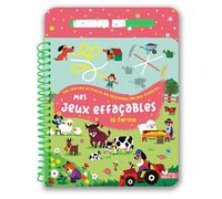 Mes jeux effaçables - La ferme - Weronika Salach - Deux Coqs D'or - relié - Document jeunesse