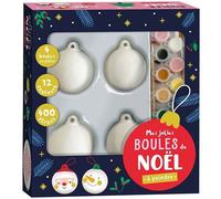 Mes jolies boules de Noël à peindre - - Collectif - 1 2 3 Soleil - Jeux livres objets