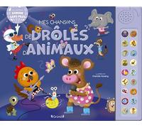 Mes jolies chansons de drôles d'animaux Livre sonore et d'éveil avec prise USB-C Bébé dès 1 an Livre sonore USB Livre sonore rechargeable sans piles Livre sonore et d'éveil avec 18 pastilles