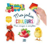 Mes jolies couleurs - Mon imagier à compléter - Collectif - Langue Au Chat - broché - Document jeunesse