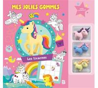 Mes jolies gommes : Les licornes - Collectif - Le Ballon Eds - broché - Document jeunesse