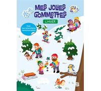 Mes jolies gommettes - L'hiver - Carlo Beranek - Le Ballon Eds - broché - Document jeunesse